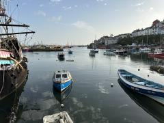 Brixham Harbour, early on Saturday morning